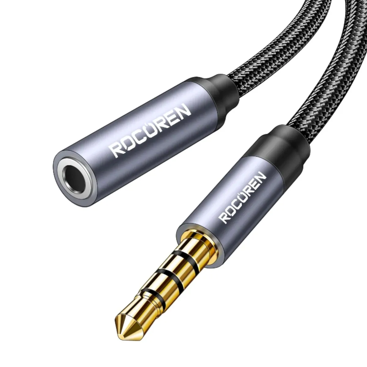 3m Rocoren Stereo Kopfhörer Headset Verlängerungskabel 3,5mm Klinke