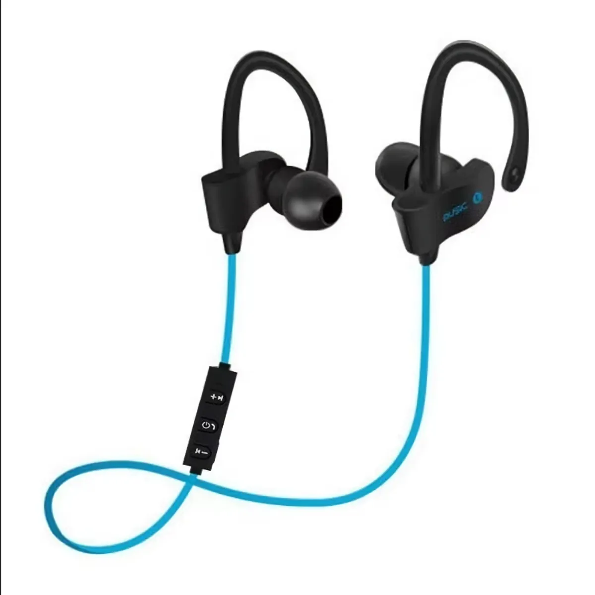 Sport In Ear Bluetooth Headset Ohrbügel Kopfhörer Wireless Bass OB-01 Blau