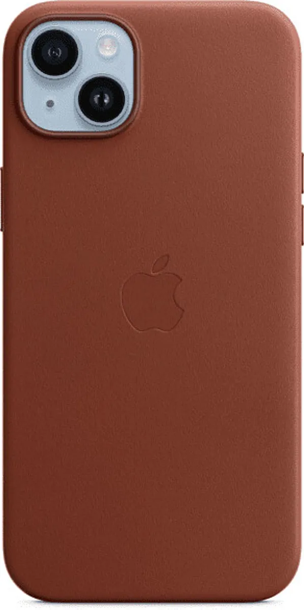 Apple OEM Leder Case iPhone 14 Plus MPPD3ZM/A A2907 Umber Braun Cover Hülle