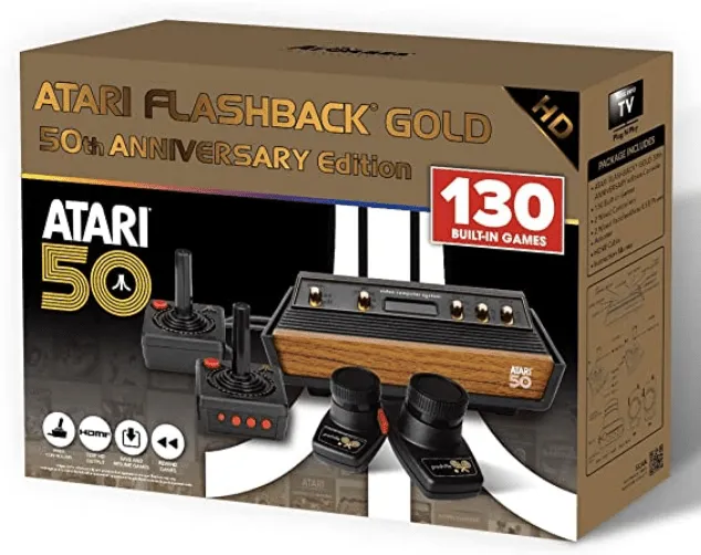 Atari Flashback Gold Special Edition 50. Geburtstag Spielkonsole Retro
