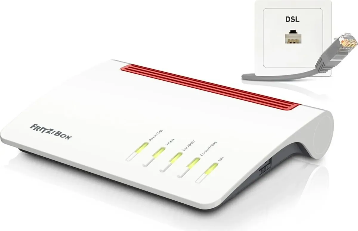 AVM FRITZ!Box 7590 Router DSL WLAN AC 2,4 & 5 GHz WAN Gigabit-LAN DECT Telefonie