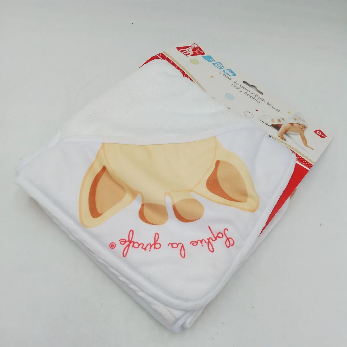 Sophie La Girafe Cape Baby Zubehör b1 Kuschelig warm weich bequem für kleine Kinder