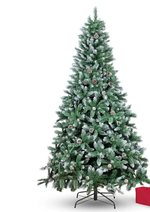 Brigros Weihnachtsbaum Künstlicher Baum Dekoration Realistischer Effekt PVC feuerfest
