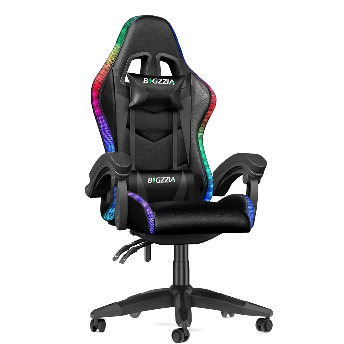 RGB Gaming Chair LED Lights - Ergonomic Computer Chair