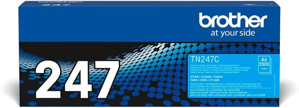 Brother TN247C Tonerkartusche, hohe Reichweite, Cyan, Original Brother Verbrauchsmaterial