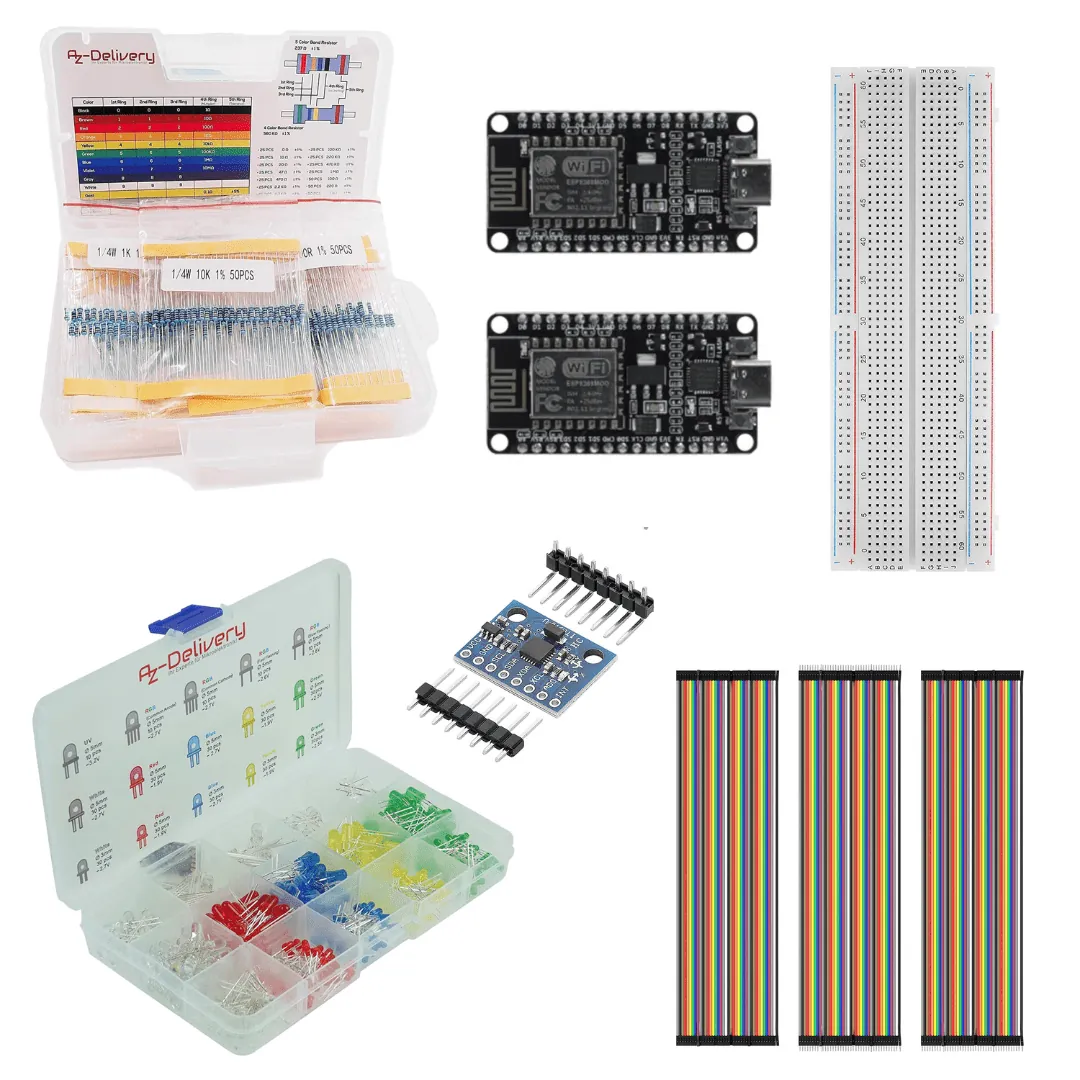 Bundle mit zwei ESP8266 zum Blog Weihnachtsgrüße per Schütteltext mit ESP32/8266 in MicroPython