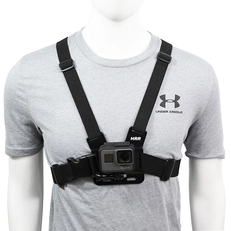 Chest Strap mount belt for Gopro hero 11 10 9 8 7 6 5 4 Insta360 R X2 X3 DJI Action 3 2 camera Harness Go Pro SJCAM Accessories