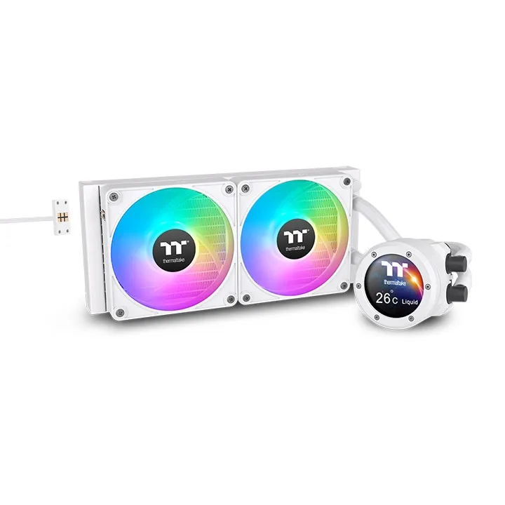 TH280 V2 Ultra EX ARGB Snow White AIO Wasserkühlung -  LCD-Display