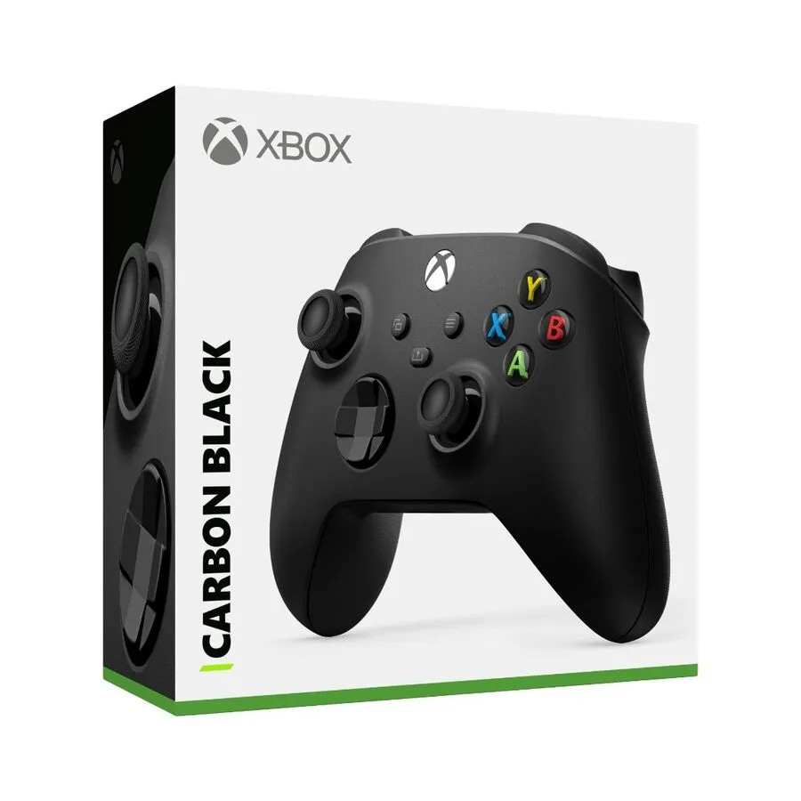 Controller Wireless, Carbon Black, Microsoft - XBSX/XBOne/PC