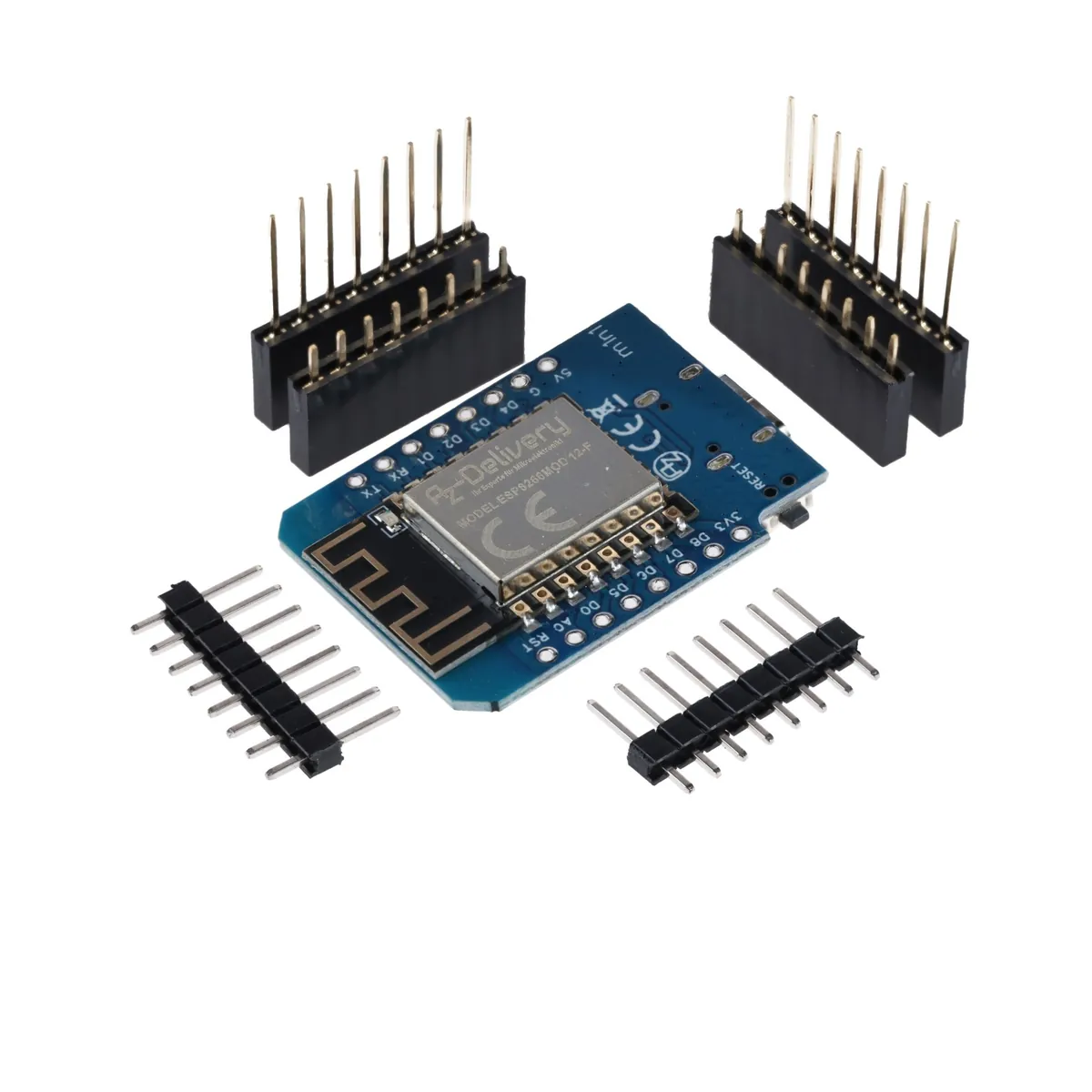 D1 Mini NodeMcu mit ESP8266-12F mit USB-C Anschluss WLAN Module CH340G Lua kompatibel mit Arduino