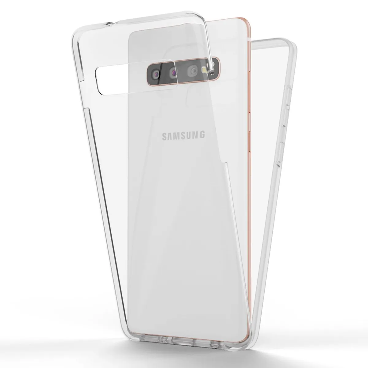 NALIA 360° Hülle für Samsung Galaxy S10 – Vorne & Hinten Schutz – 360GUARD (Full-Body Case) – Marke aus Berlin