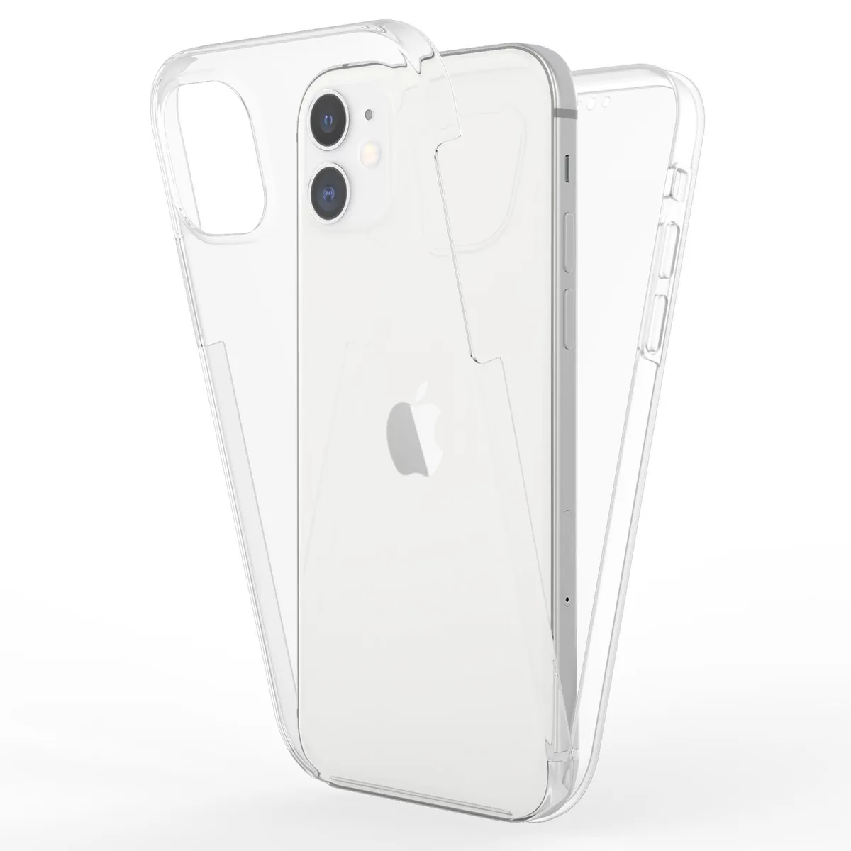 NALIA 360° Hülle für iPhone 12 Mini – Vorne & Hinten Schutz – 360GUARD (Full-Body Case) – Marke aus Berlin