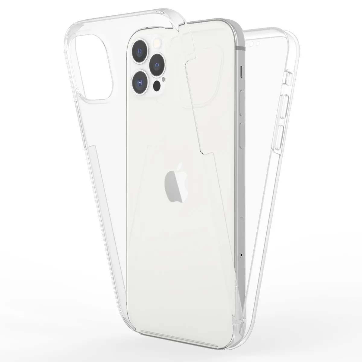 NALIA 360° Hülle für iPhone 12 Pro Max – Vorne & Hinten Schutz – 360GUARD (Full-Body Case) – Marke aus Berlin
