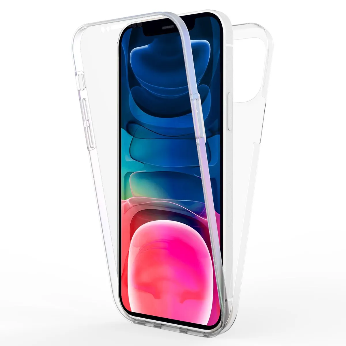 NALIA 360° Hülle für iPhone 13 Mini – Vorne & Hinten Schutz – 360GUARD (Full-Body Case) – Marke aus Berlin