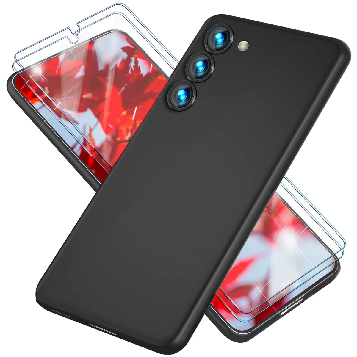 NALIA Ultra Slim Hardcase für Samsung Galaxy S23 Plus – Matt & 0.3mm Dünn – PHANTOM (Dünnes Cover & Kamera-Vollschutz) – Marke aus Berlin