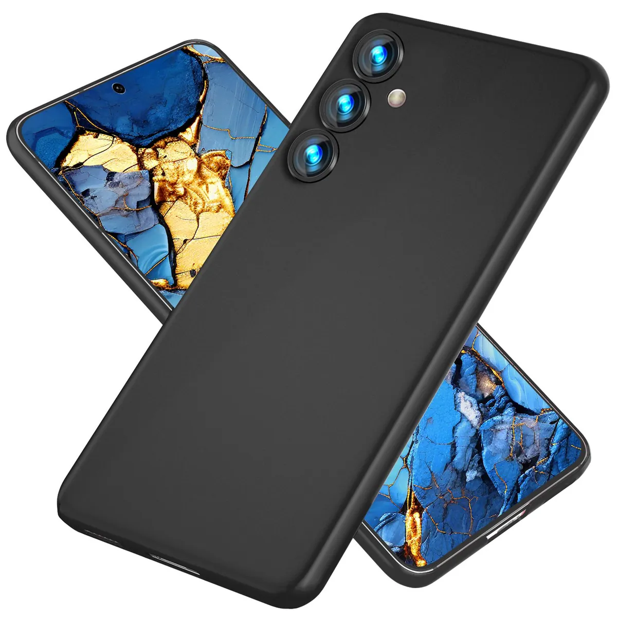 NALIA Ultra Slim Hardcase für Samsung Galaxy S24 Plus – Matt & 0.3mm Dünn – PHANTOM (Dünnes Cover & Kamera-Vollschutz) – Marke aus Berlin