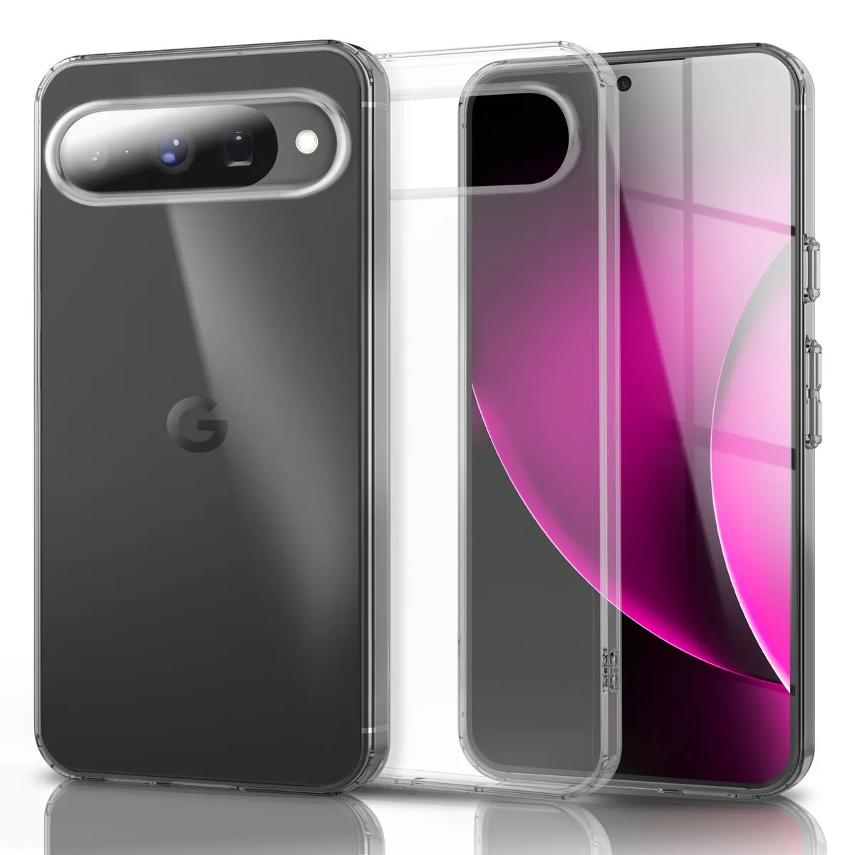 NALIA Transparente Silikonhülle für Google Pixel 10 – Anti-Gelb & Rutschfest – GLAZE (Handyhülle Kristallklar, Schlank & Stoßfest) – Marke aus Berlin