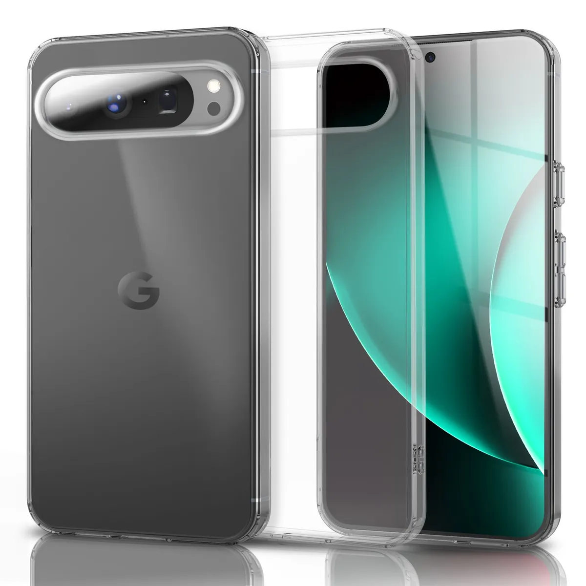 NALIA Transparente Silikonhülle für Google Pixel 10 Pro XL – Anti-Gelb & Rutschfest – GLAZE (Handyhülle Kristallklar, Schlank & Stoßfest) – Marke aus Berlin