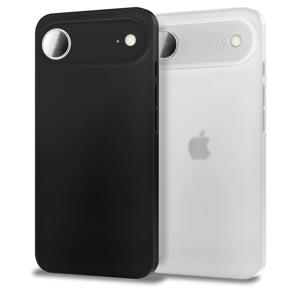 NALIA Ultra Slim Hardcase für iPhone 17 Air – Matt & 0.3mm Dünn – PHANTOM (Dünnes Cover & Kamera-Vollschutz) – Marke aus Berlin