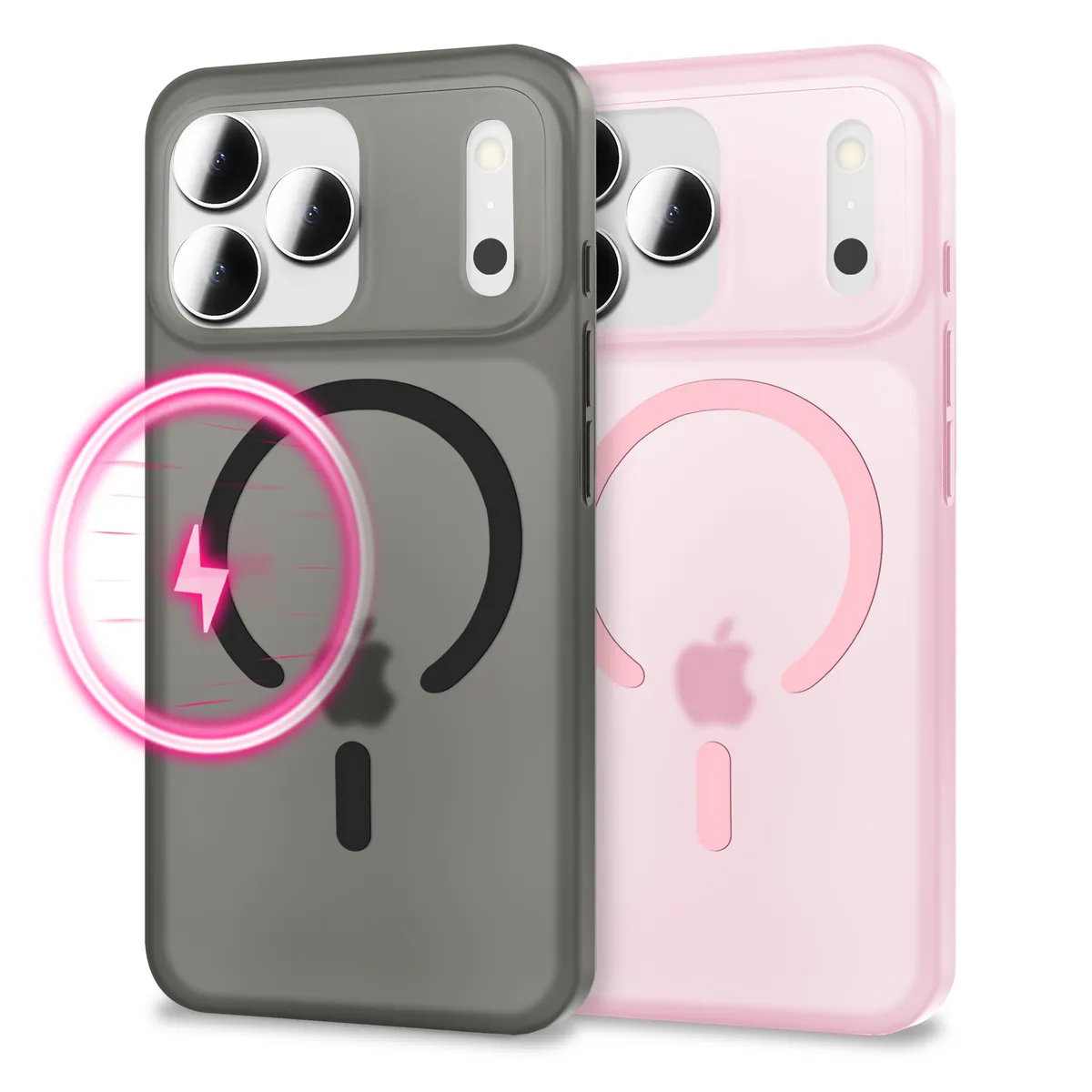 NALIA Ultra-Slim Hardcase für iPhone 17 Pro Max – MagSafe kompatibel & 0.3mm Dünn – THINIX (Matte Semi-Transparente Hülle) – Marke aus Berlin
