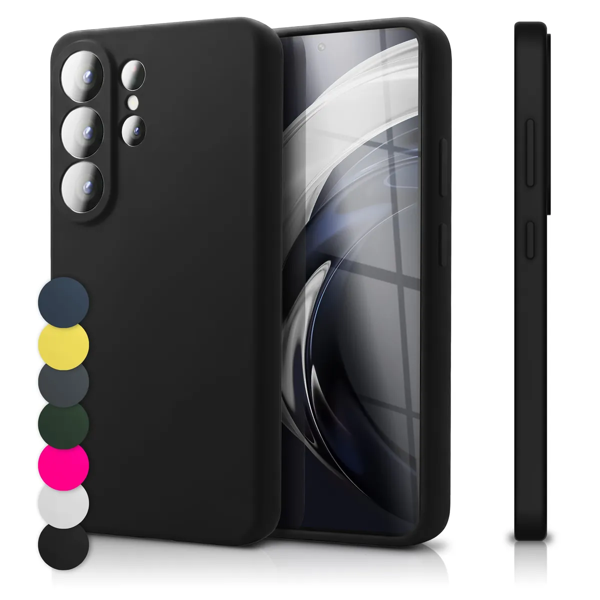 NALIA Silikonhülle für Samsung Galaxy S26 Ultra – Kameraschutz & Innenfutter – PHOENIX (Soft-Touch Case) – Marke aus Berlin