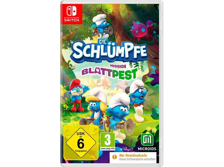 Die Schlümpfe Mission Blattpest - Switch (Code in a Box)