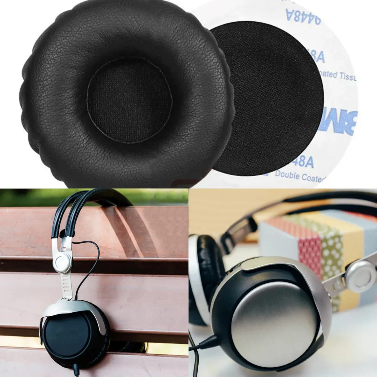 Ohrpolster für beyerdynamic T50P T51 T51I T51P DT1350 DT1350G schwarz