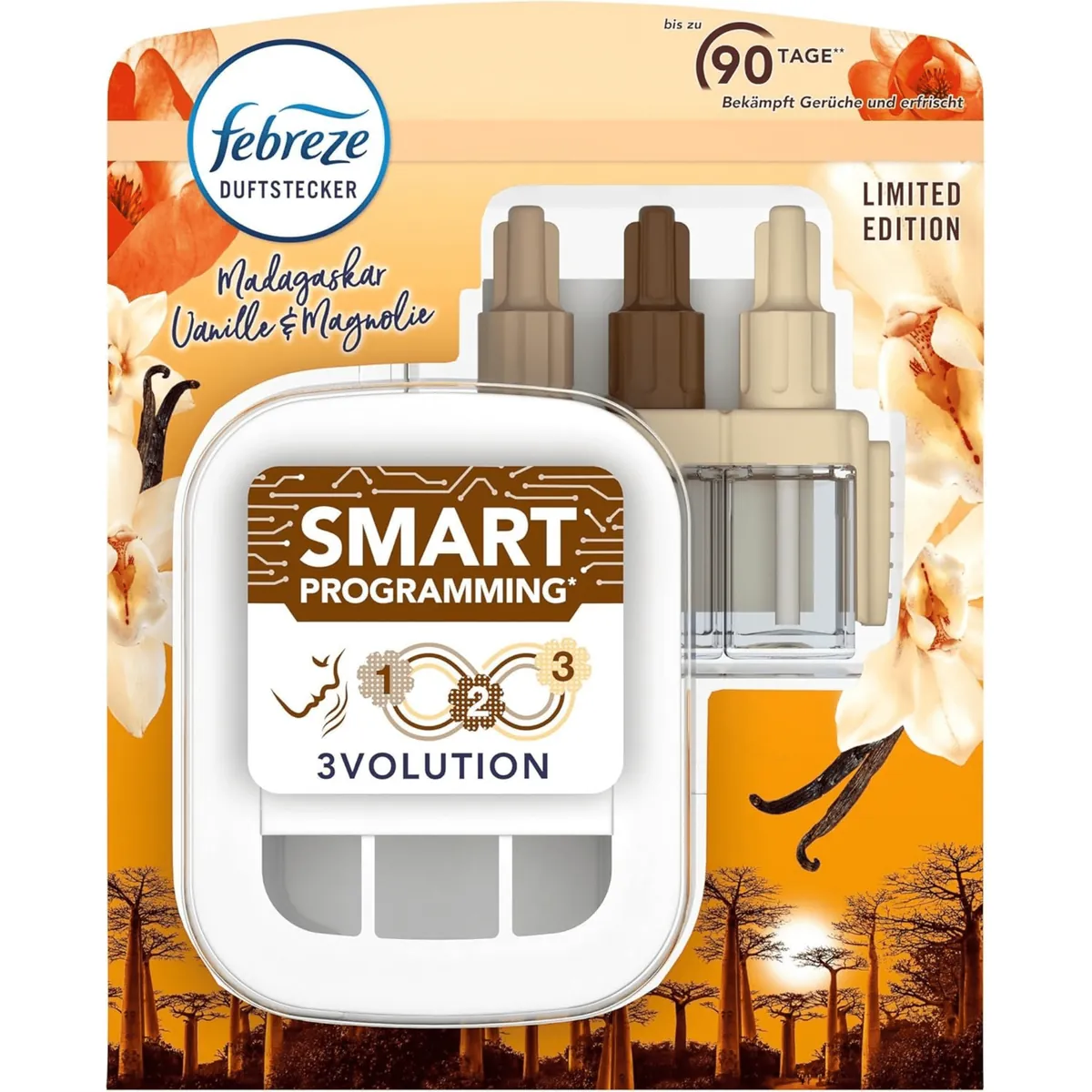 Febreze 3Volution Duftstecker (20 ml) Madagaskar Vanille & Magnolie Starterset