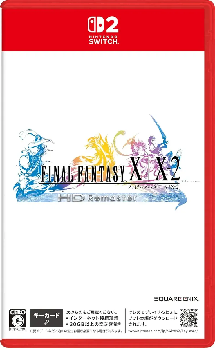 PRE ORDER Final Fantasy X / X2 HD Remaster (OHNE PAPPSCHUBER) - Nintendo Switch 2
