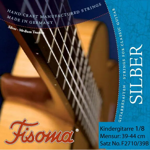 Fisoma Klassik Nylon Silber 1/8