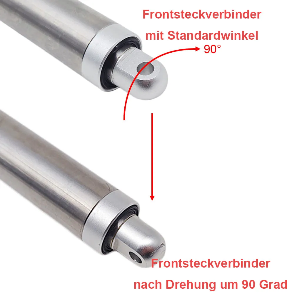 Option 90-Grad-Drehung für Frontsteckverbinder des Linearantriebs L (Modell 0044118)