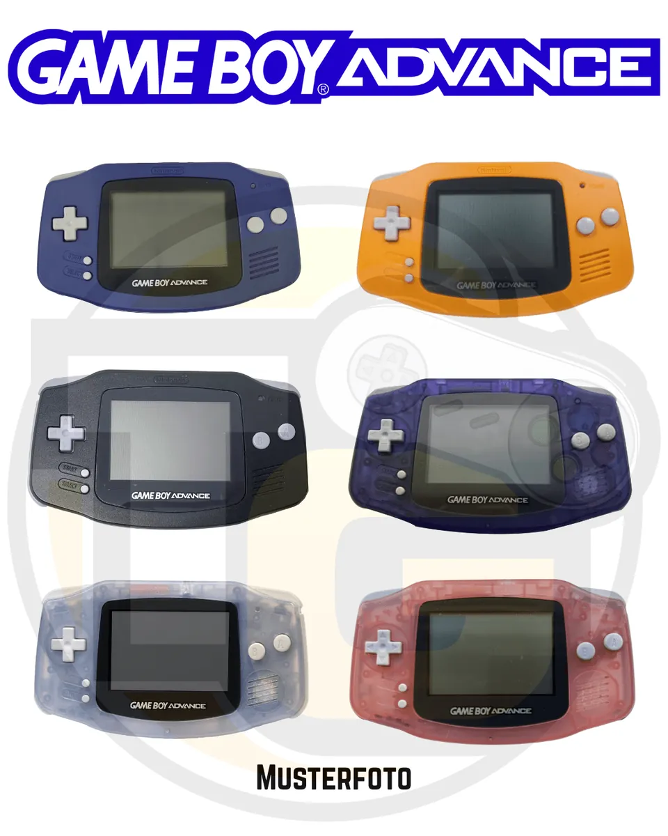 GameBoy Advance GBA Konsole - verschiedene Farben