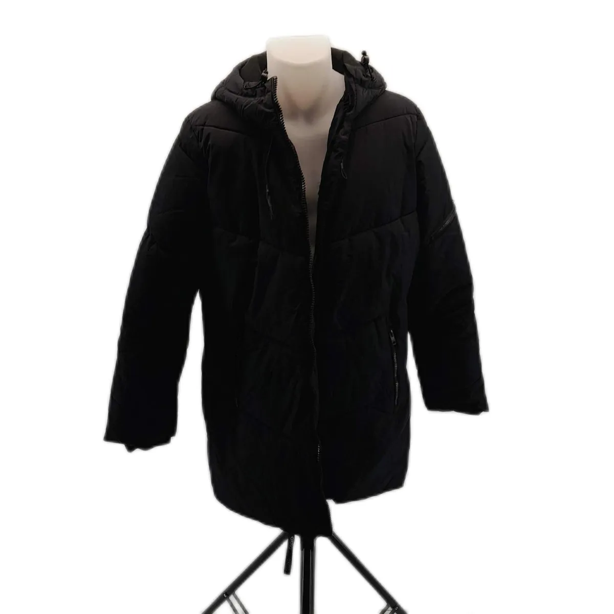 OXMO OXBella Damen Parka XXL Schwarz Reissverschluss defekt