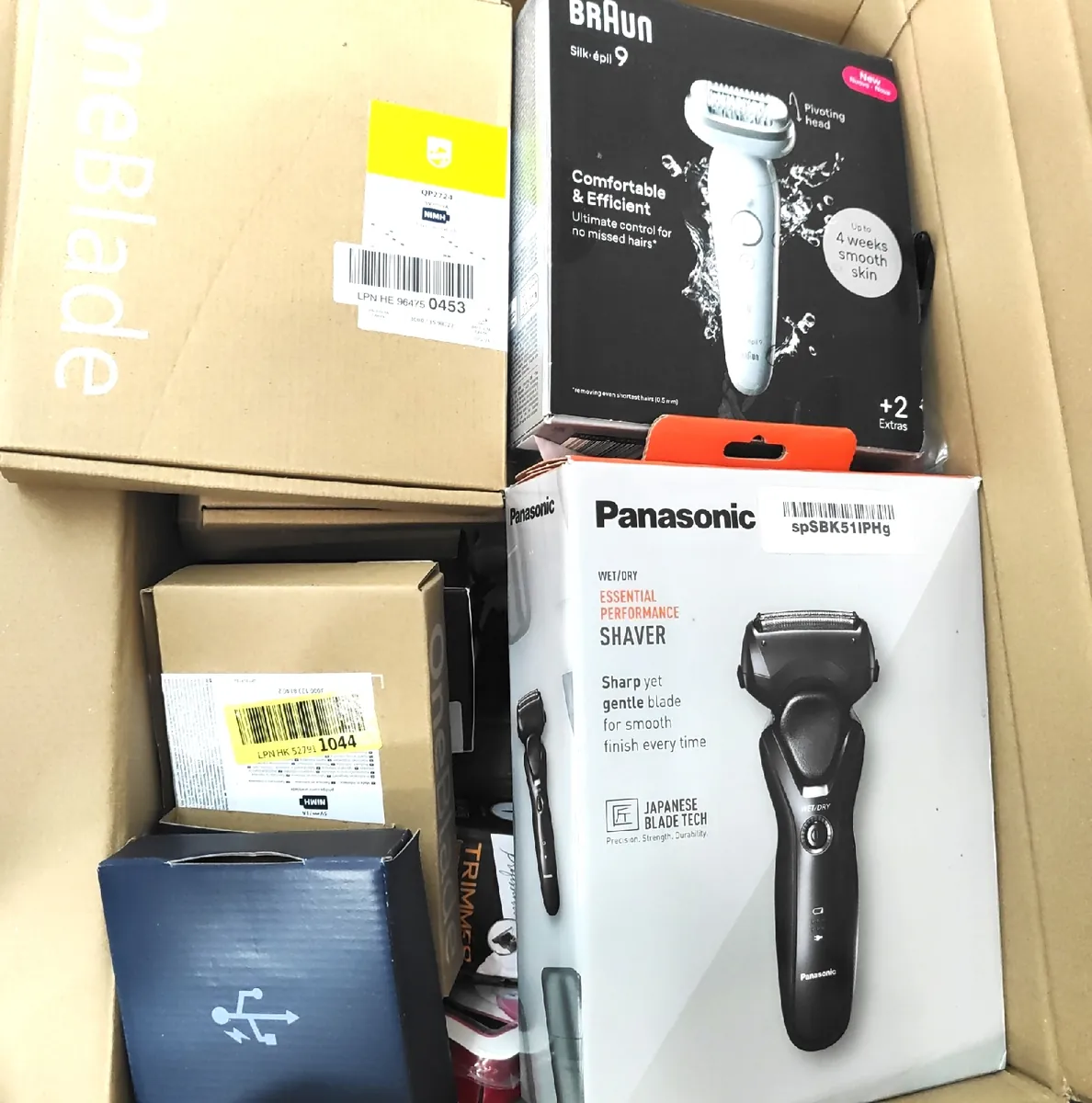 Braun Trimmer Haargeräte Phillips Panasonic Shaver Haarschneider für Bastler Zubehör