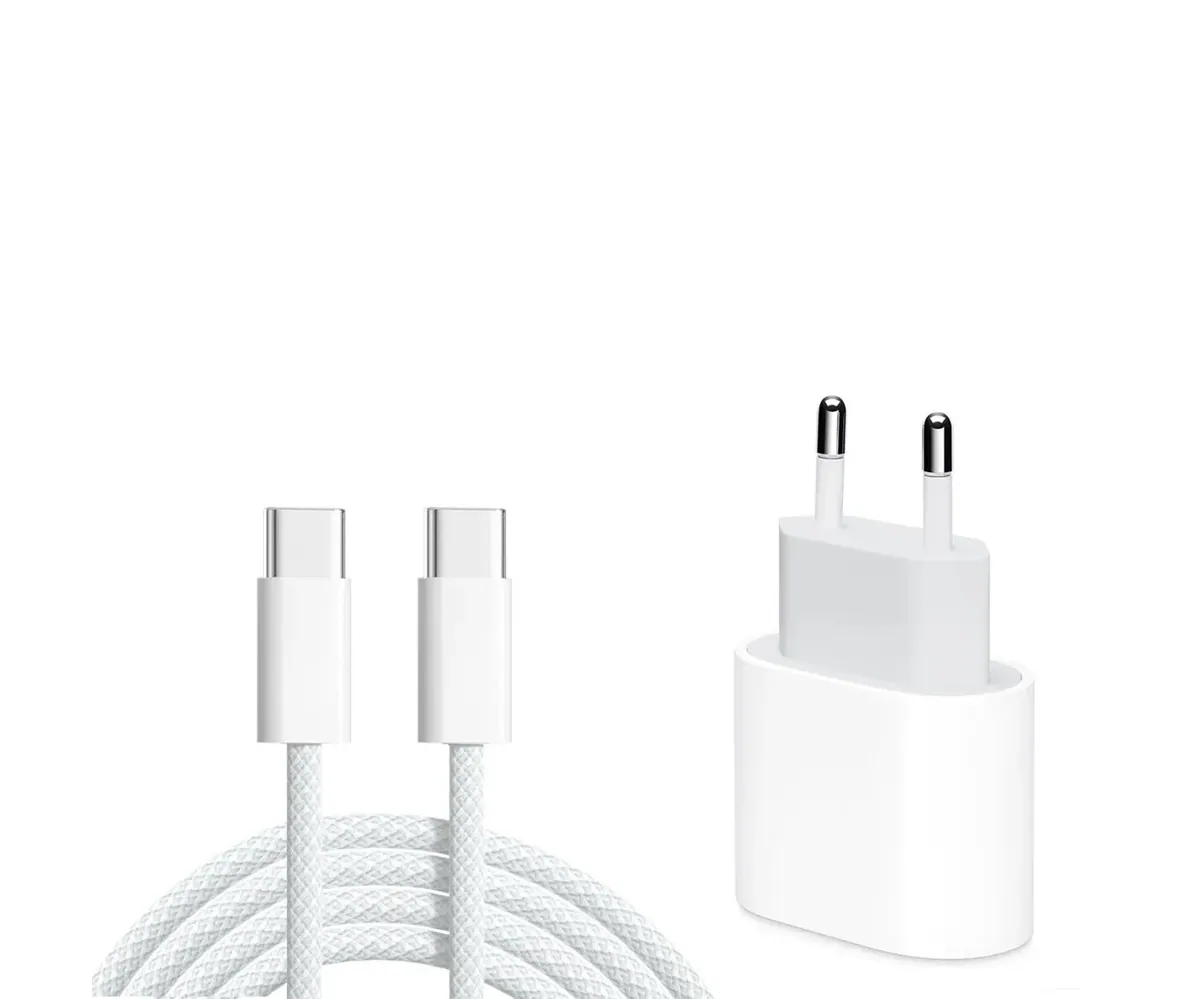 Ladeset USB-C auf USB-C - Gewebt - iPhone 15 / 16 / 17