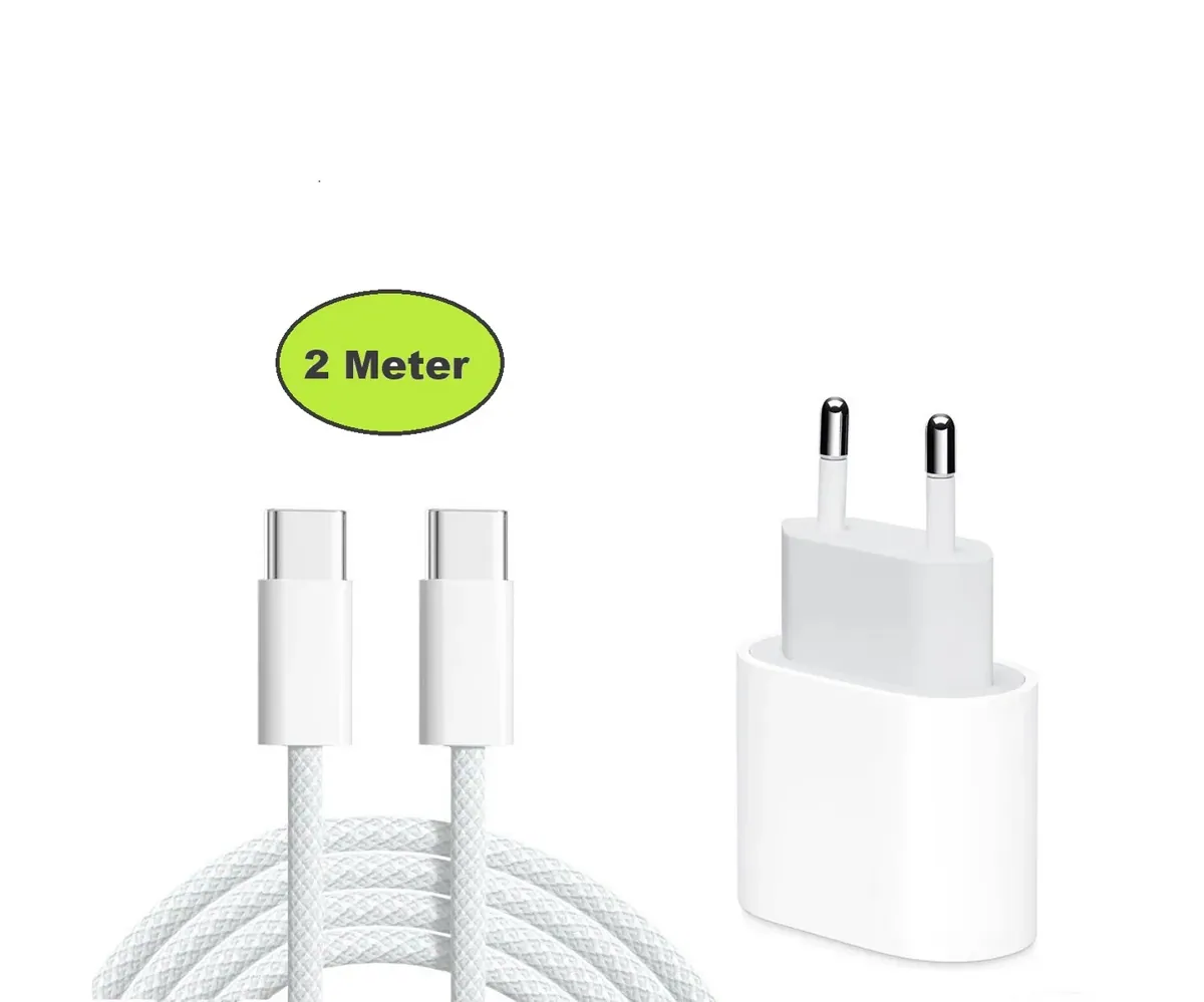 Ladeset USB-C auf USB-C - Gewebt - iPhone 15 / 16