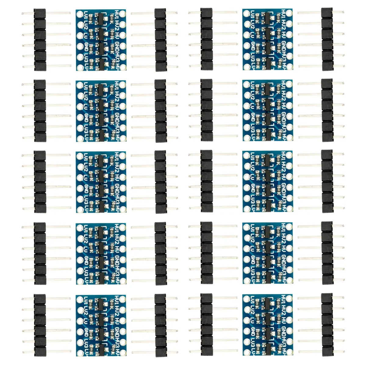 IOT 4 Kanal IIC I2C Premium Pegelwandler | Bi-direktionales Modul 5V zu 3.3V | Kompatibel mit Arduino und Raspberry