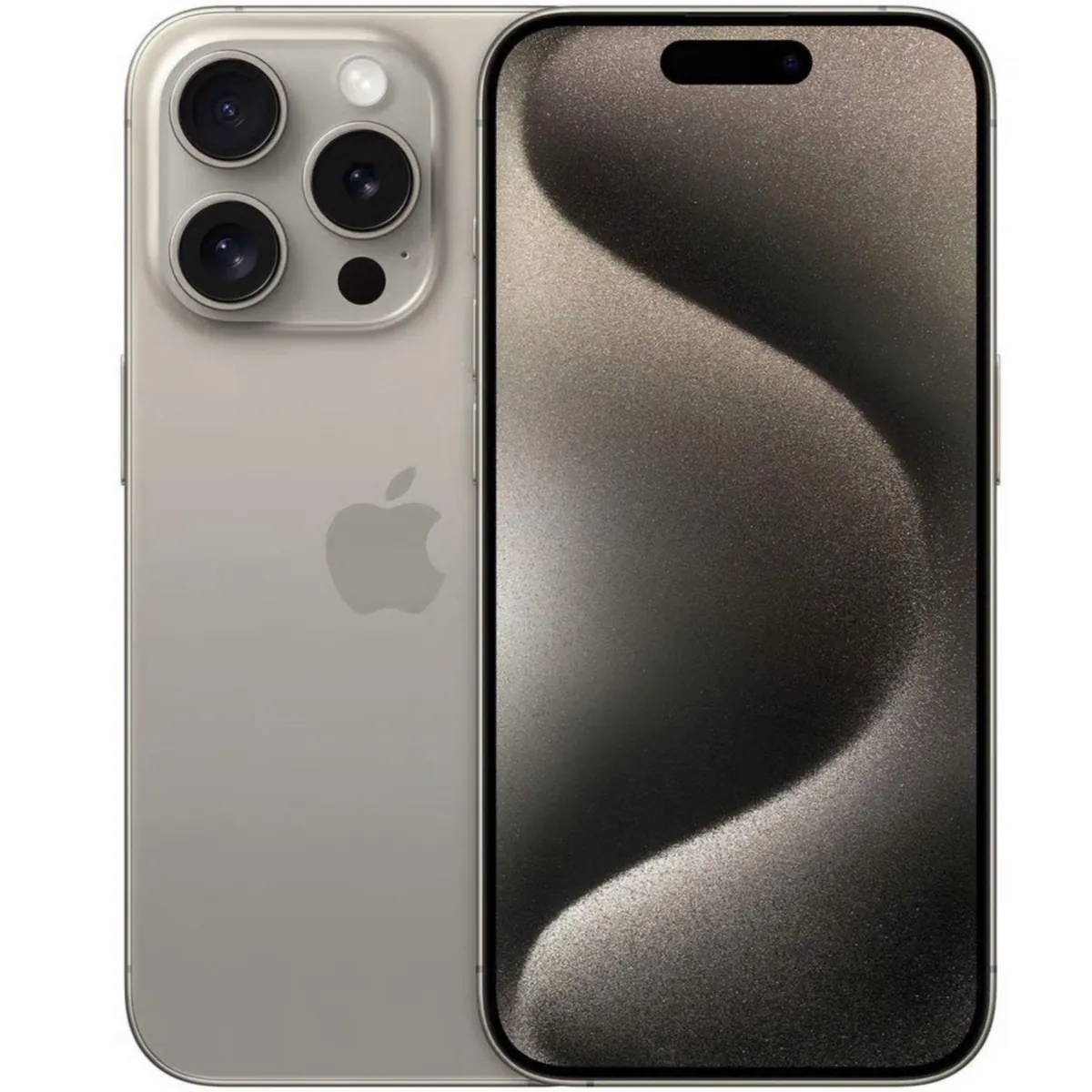 iPhone 15 Pro, 128GB, titan natur, ID 5353410, Zustand gut, Akku neu