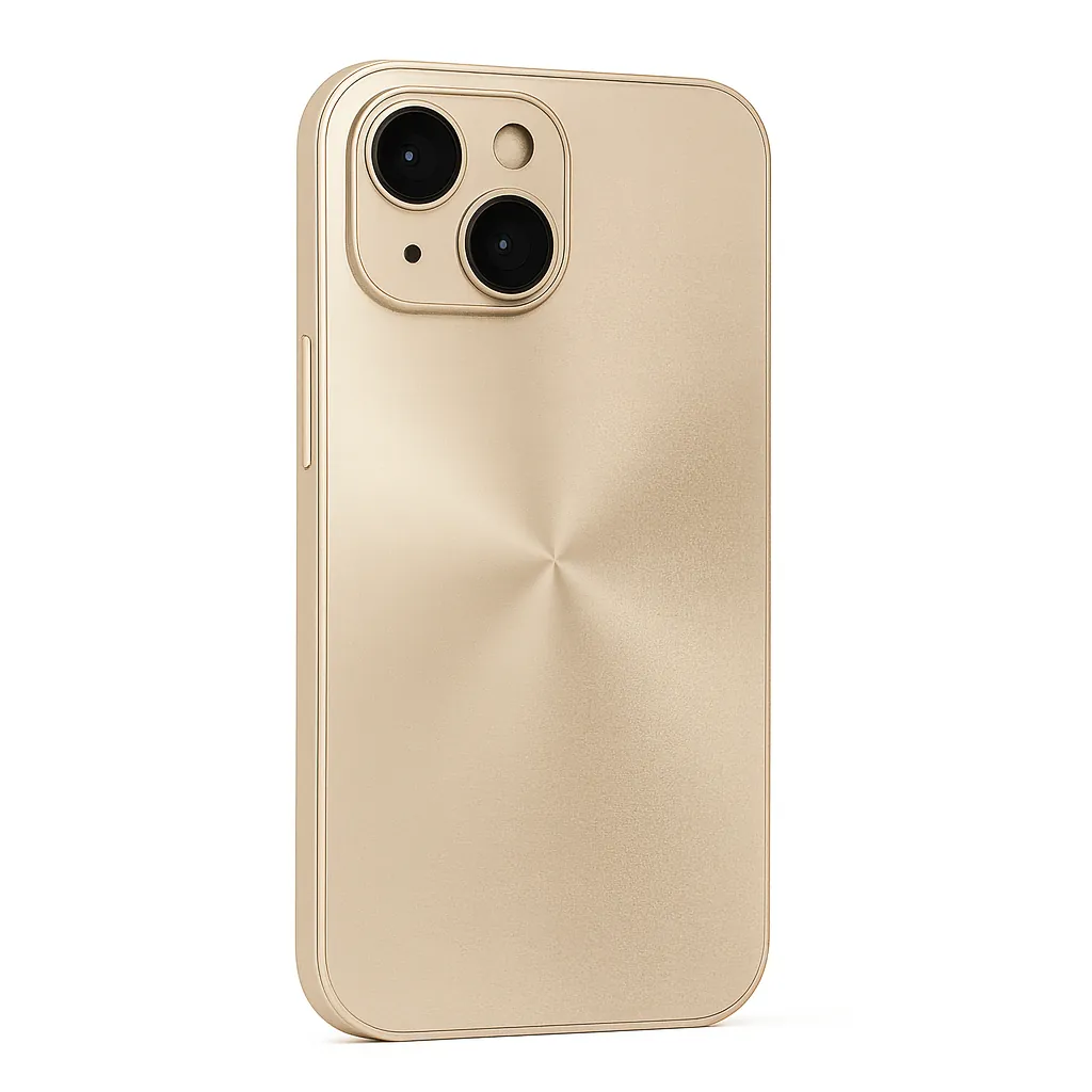 Schutzhülle Metallic-Look gold