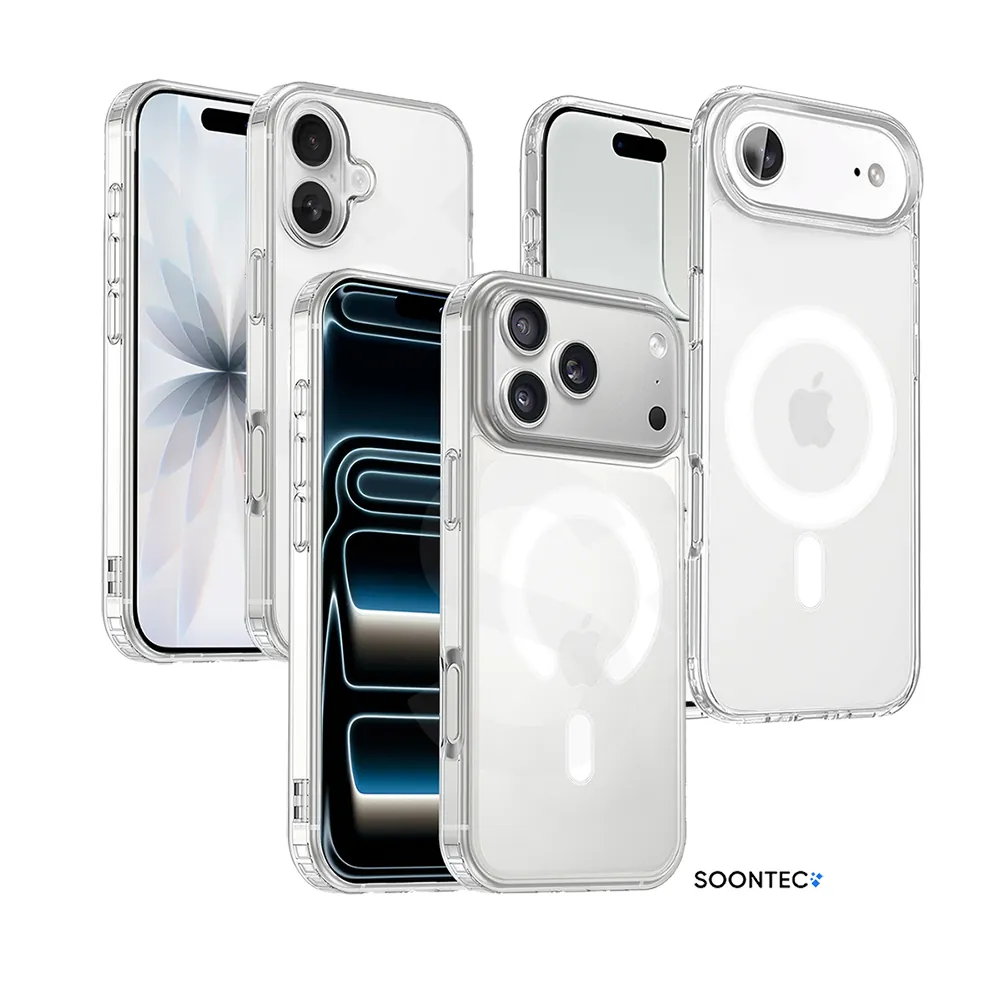 SOONTEC Hülle für iPhone 17, Pro, Max & Air | MagSafe & Crystal Clear