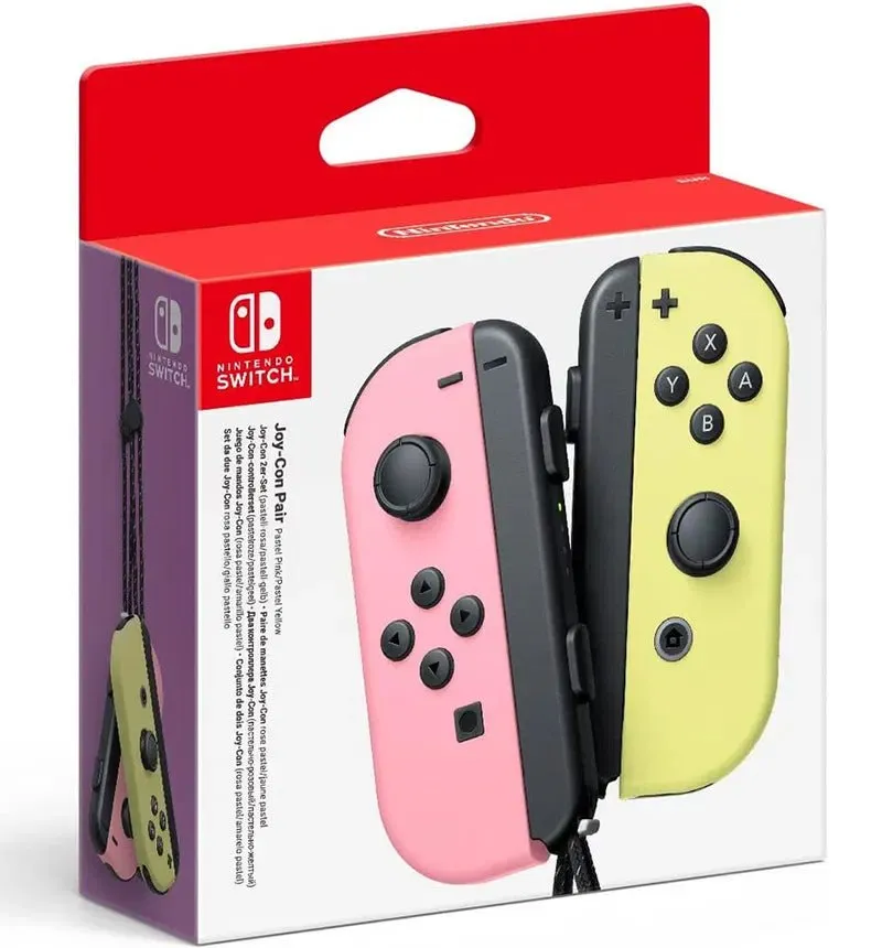Joy-Con Controller 2er Set, Pastel Rosa/Gelb - Nintendo Switch