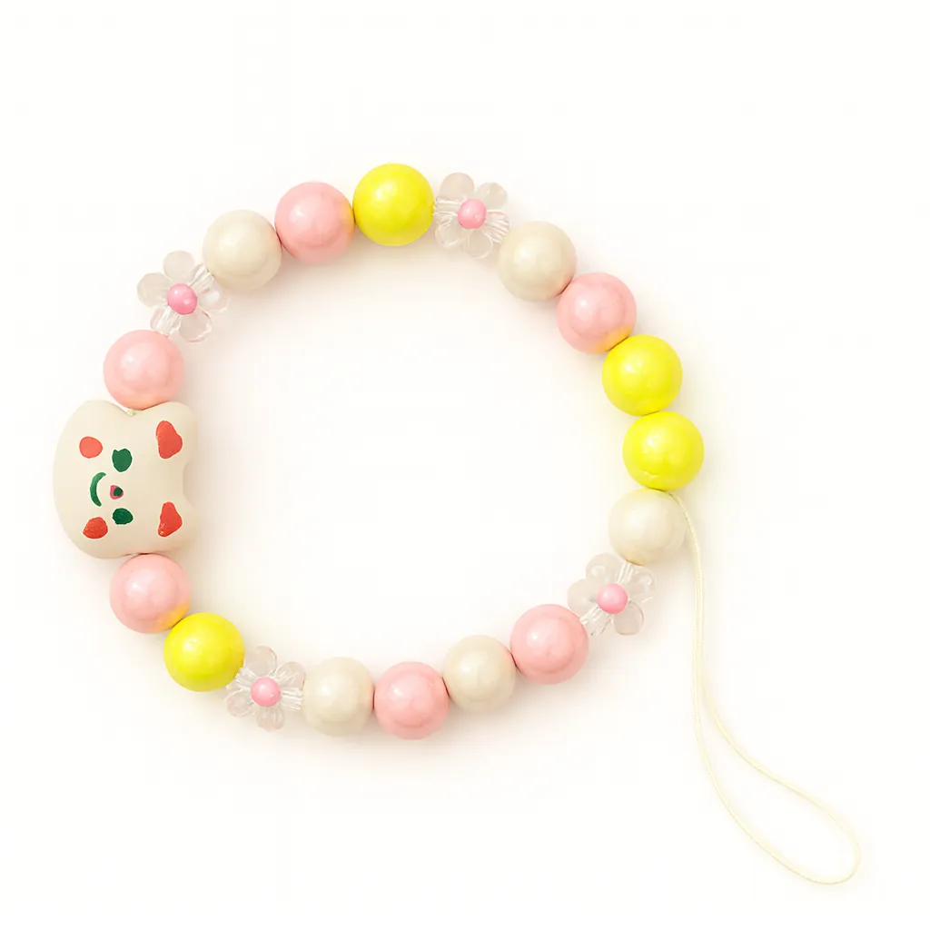 iPhone-Strap Handykette kurz "Kitty Pearl"