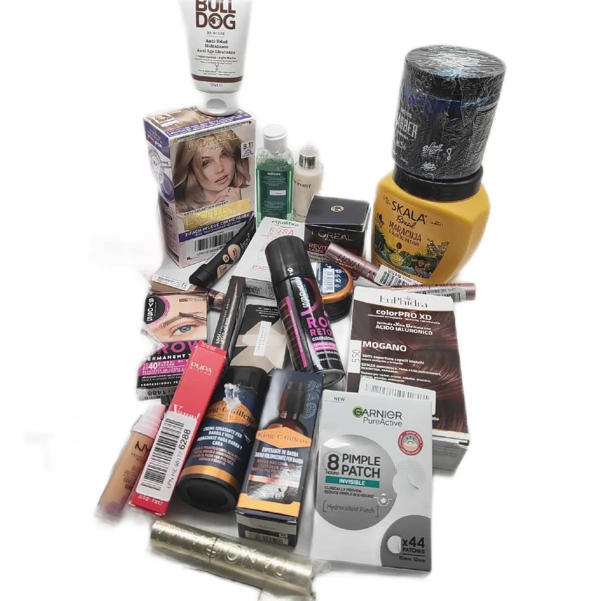 Loreal Creme Makeup Drogerie Kosmetik Haarpflege geöffnete Verpackung für gepflegte Haut