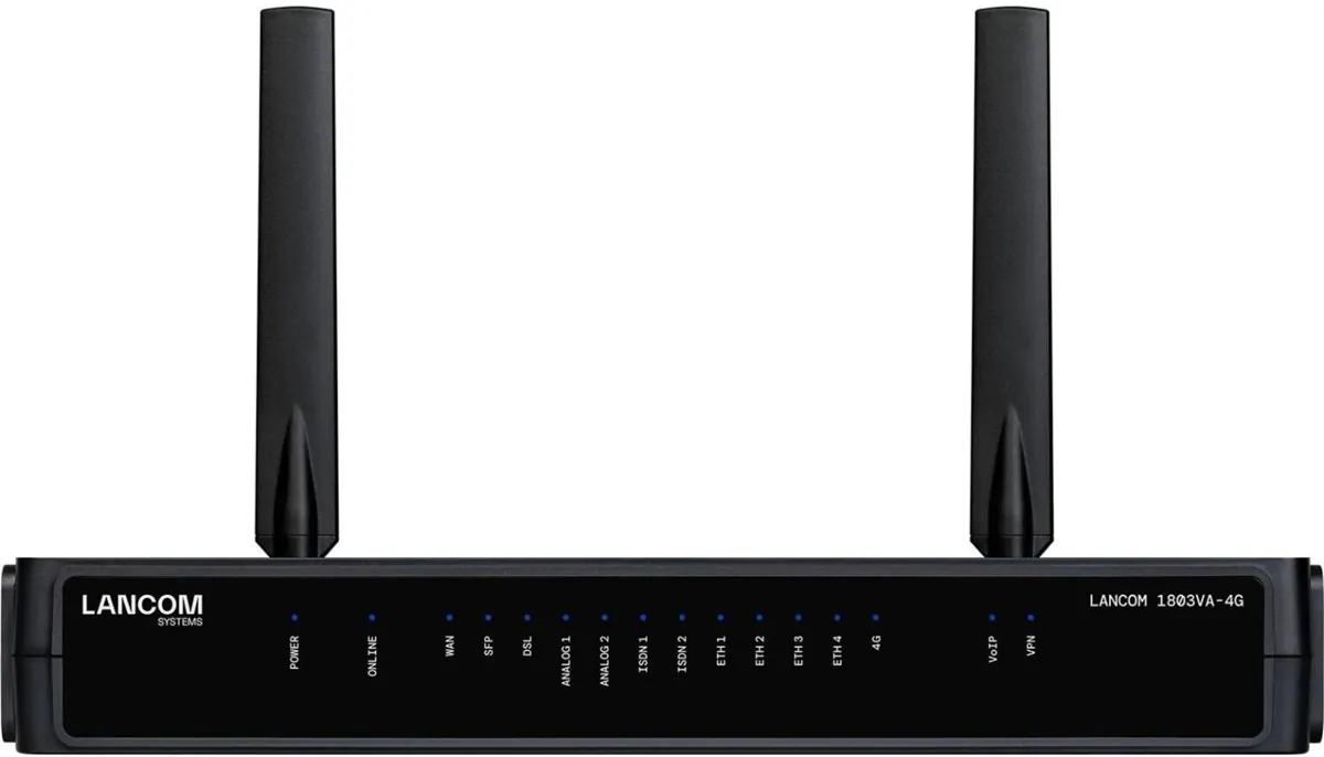 Lancom Systems 1803VA-4G Gateway 3G/UMTS 4G/LTE VDSL ADSL ADSL2 ADSL2+