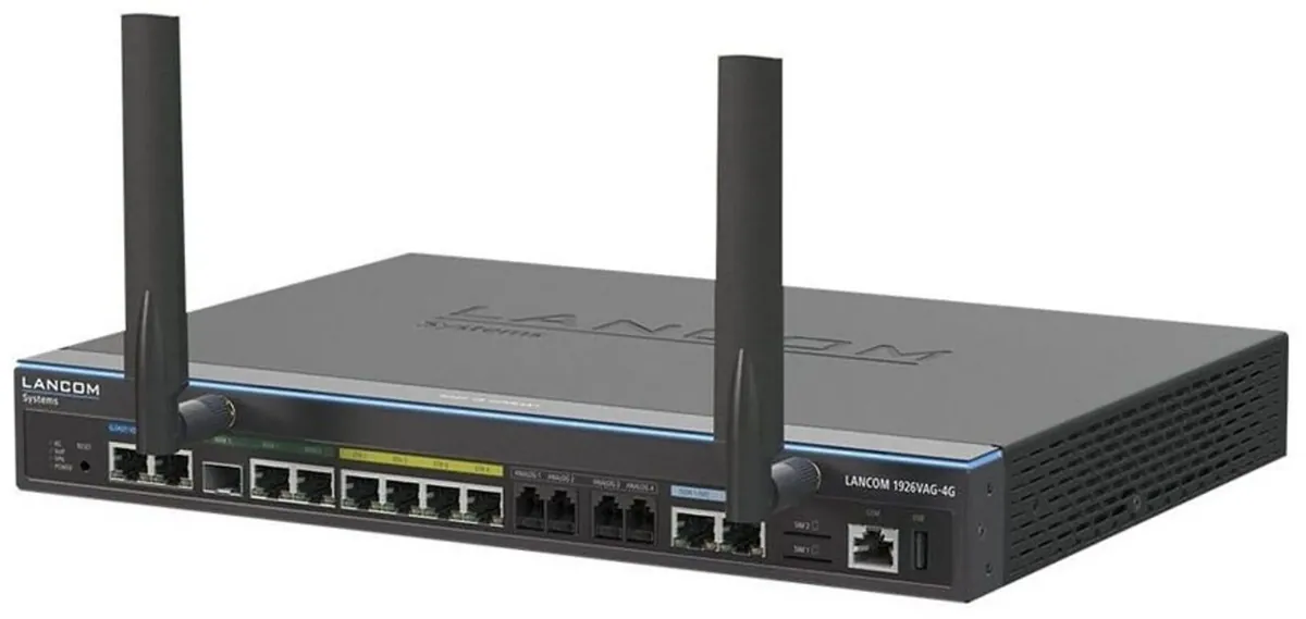 Lancom Systems 730-4G+ Router Mobilfunk LTE bis zu 300 MBit/s LTE-Advanced