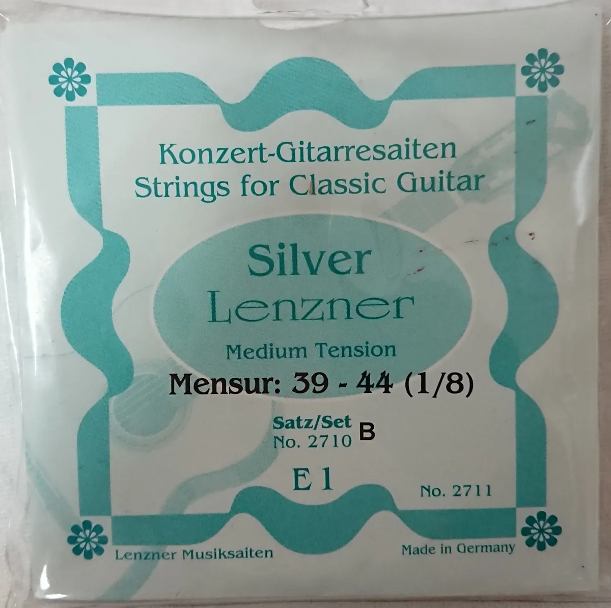 Lenzner Klassik Nylon Silber 1/8