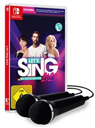 Let's Sing 2023 mit deutschen Hits mit 2 Mikros - Switch