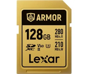 Lexar Armor Pro Gold 128 GB SDXC V60 (280/210 MB/s) Speicherkarte gebraucht