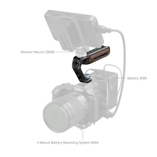 Top Handle / Leichter Oberer-Handgriff mit Kaltschuh / Blitzschuh SmallRig 5250