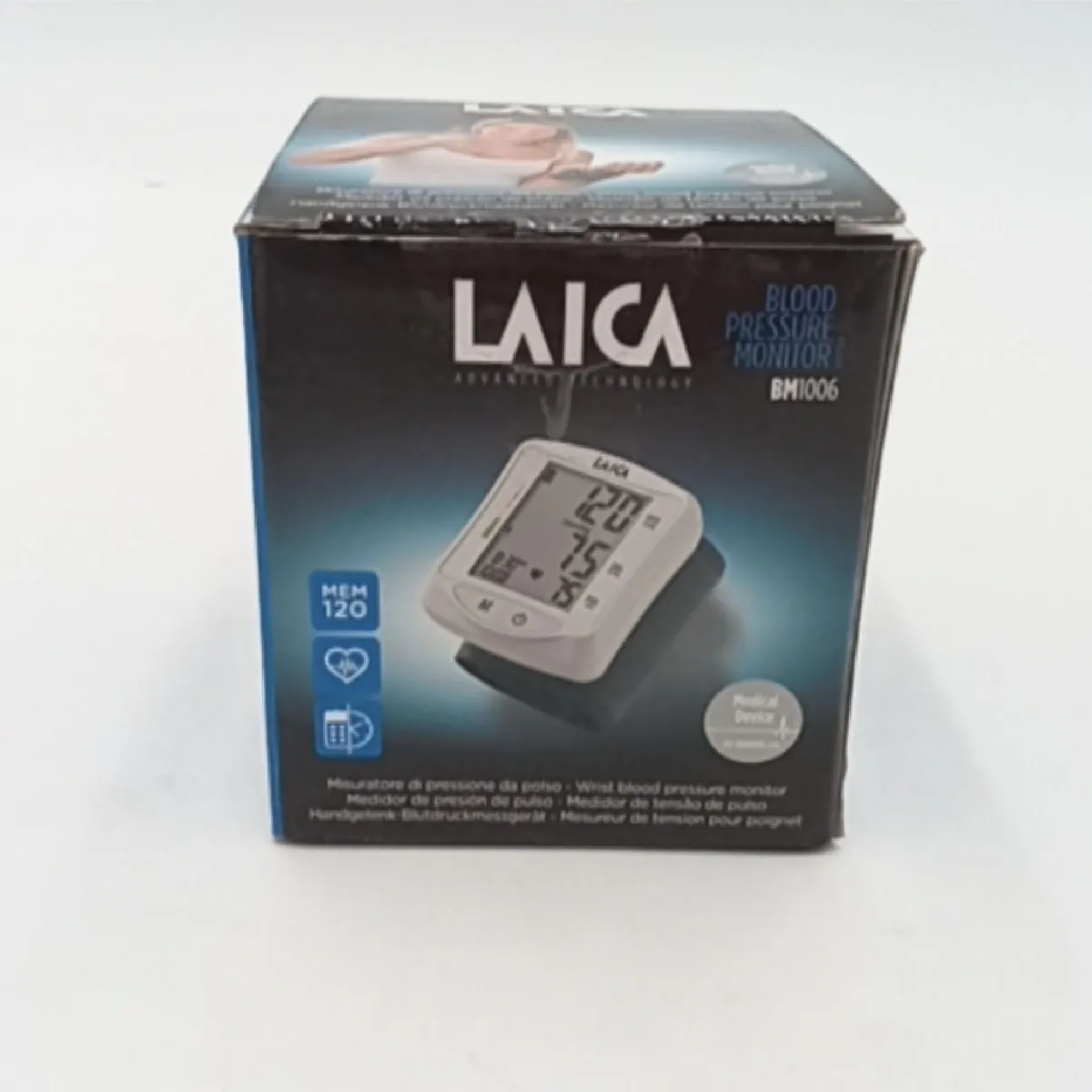 Laica Blutdruckmessgerät Gesundheit BM1006 Automatisch mit 60 Speicherplätzen für Prä